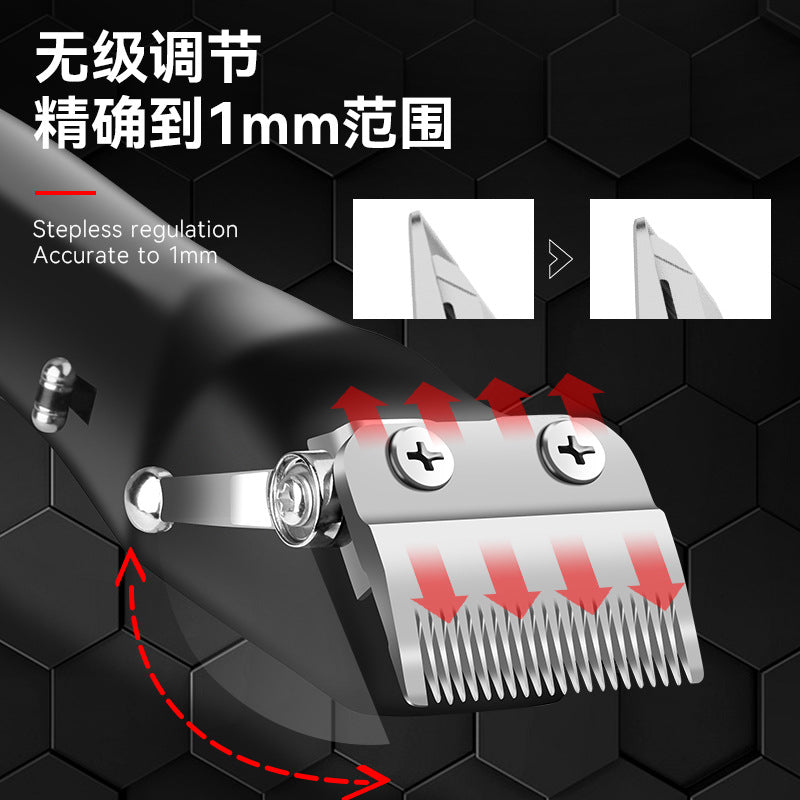 MDSERTOP TOP63 Professional Hair Clipper with LCD Display & Stainless-Steel Blades