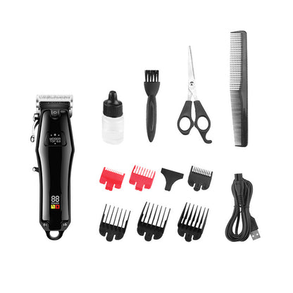 MDSERTOP TOP63 Professional Hair Clipper with LCD Display & Stainless-Steel Blades