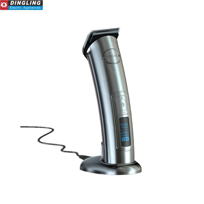 DINGLING RF-696 Hair Clipper Mens Beard Trimmer Professional Cordless Rechargeable Hair Cutter Kit Barber Shop Strong Power