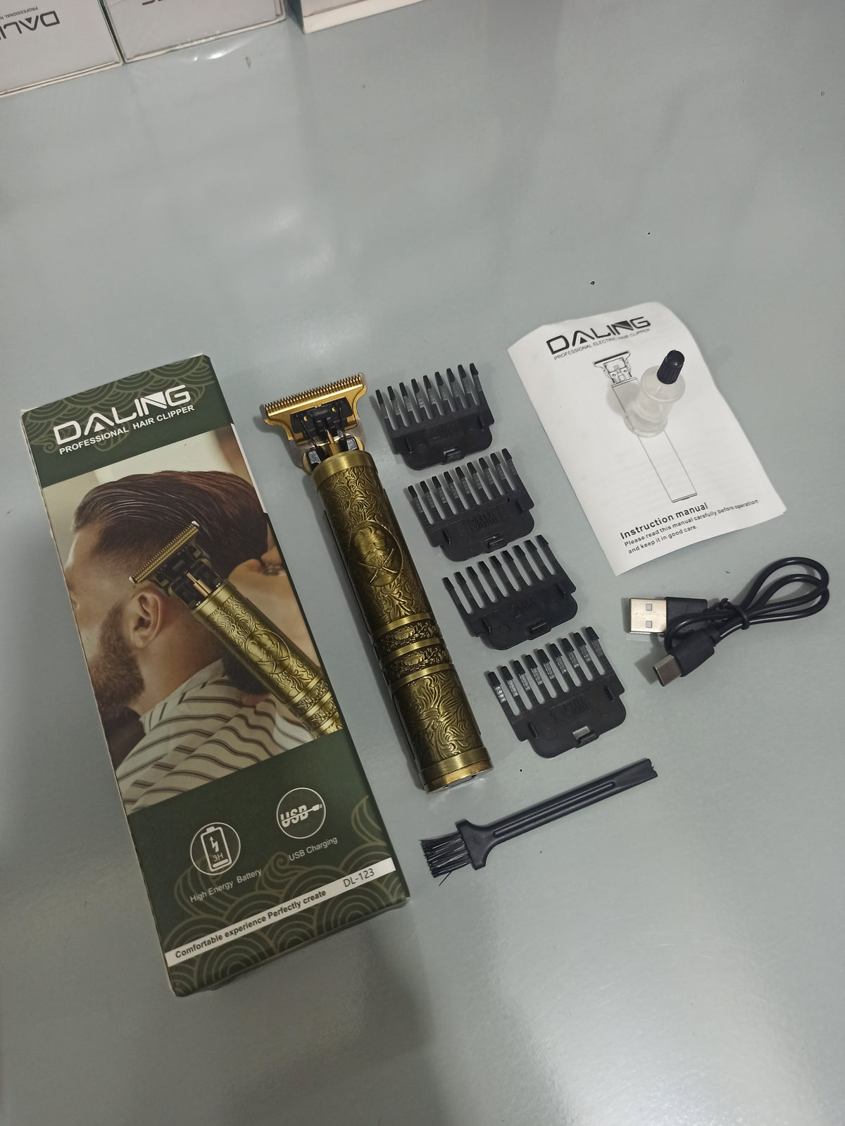 DALING DL-120 , DL-121 , DL-122 , DL-123 T9 HAIR TRIMMER METAL BODY