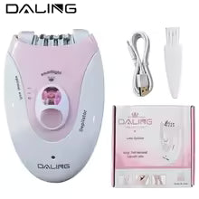 DALING DL-6032 Ladies Electric Epilator – USB Rechargeable Hair Remover for Underarms & Private Areas