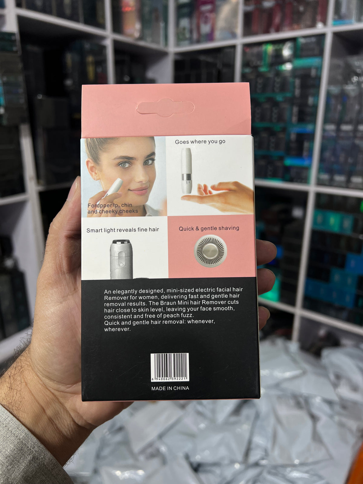 Women’s Electric Hair Removal Device – Mini Facial Shaver & Bikini Trimmer