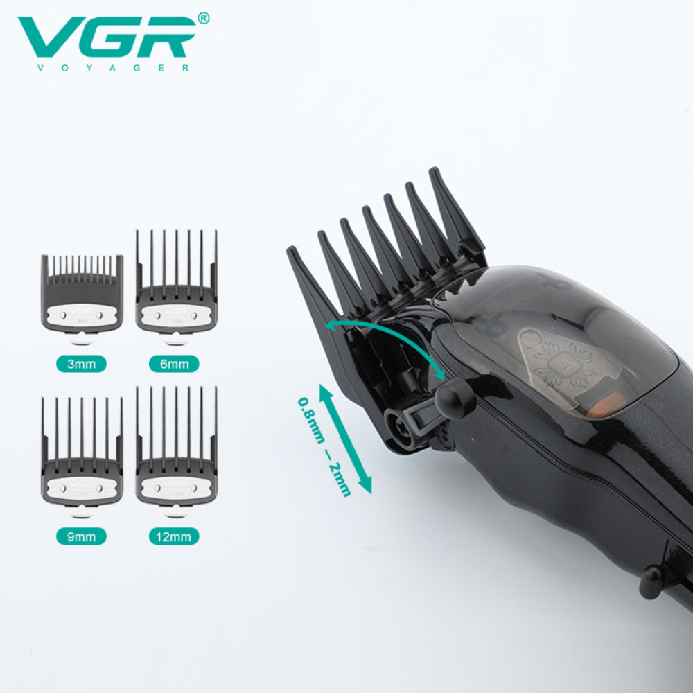 VGR V-653 Professional Hair Clipper for Men – Adjustable Barber Trimmer