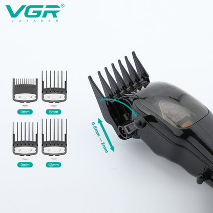 VGR V-653 Professional Hair Clipper for Men – Adjustable Barber Trimmer