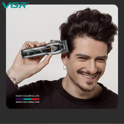 VGR V-653 Professional Hair Clipper for Men – Adjustable Barber Trimmer